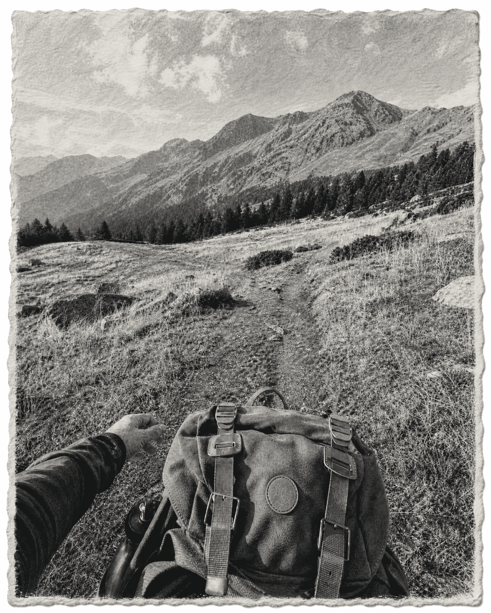 A page from the mountain journey journal
